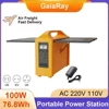 Gaiaray 100W Power Station 220V 110V Solar Generator Portable Power Plant LiFePo4 Battery With Solar Panel For Camping Travel