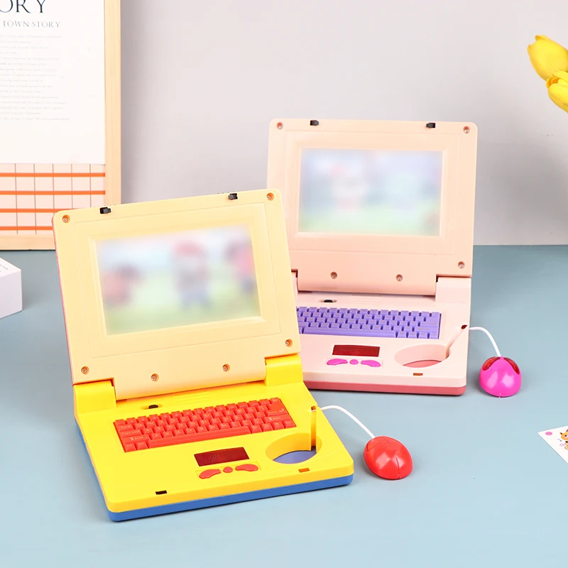 

Kids Learning Laptop Educational LED Music Electronic Cognitive Development Simulation Computer Toy