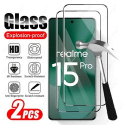 Dual 9D Curved Tempered Glass Screen Protector - Realme 15 Pro (2Pieces)