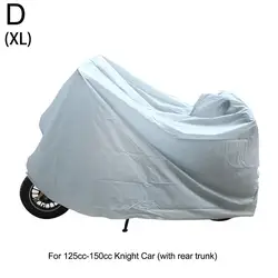 Motorcycle Protective Cover - Waterproof, UV-Resistant, All-Weather Shield (Silver)