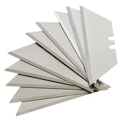 100Pcs Folding Trapezoid Cutting Blade Art Carpet Cutter Replaceable Utility Knife Drop Shipping Knife T-blade Fast Shipping