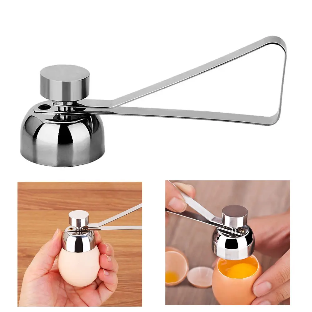 Egg Shell Opener Stainless Steel Egg Cracker Top Cutter