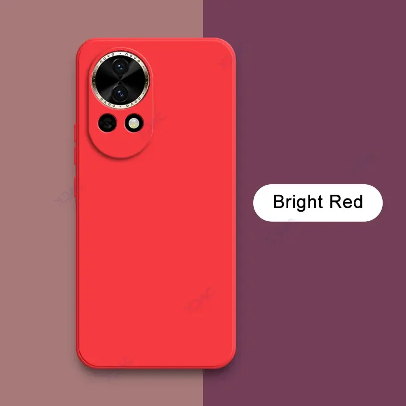 Premium Soft Silicone Protective Case for Smartphones - Full Camera Coverage, Square Design