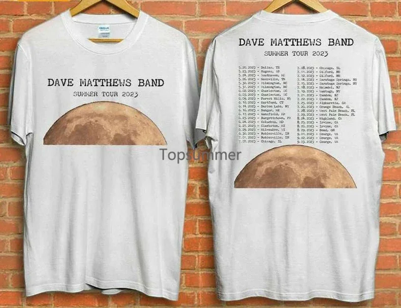 

Летний тур 2023 Футболка с принтом Дейва мэтьуса