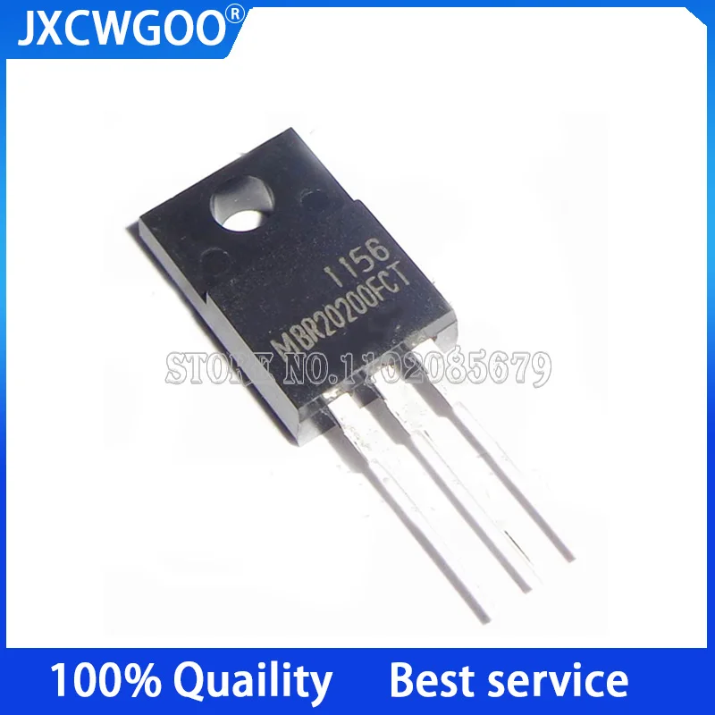 10PCS-MBR20200FCT-MBR20200-20200-High-current-Schottky-diode-20a-200v ...