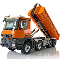 LESU 1/14 8X8 Hydraulic RC Dumper Truck for K3363 Roll On Off Remote Control Tipper Tamiyay Electric Car Model Toys Thzh1309 1