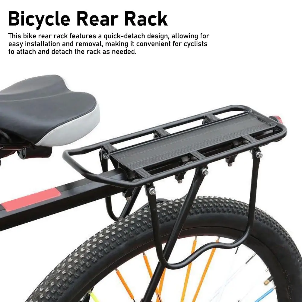 

Quick-detachable Bicycle Rear Rack Mountain Bike Tail Rack, Rack Luggage Passenger Seat Rear Equipment Accessories Bicycle B0R4