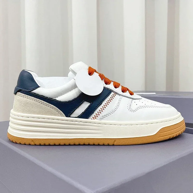 

Кроссовки на платформе для мужчин и женщин, повседневные баскетбольные кеды на толстой подошве, роскошная обувь на плоской подошве, белые