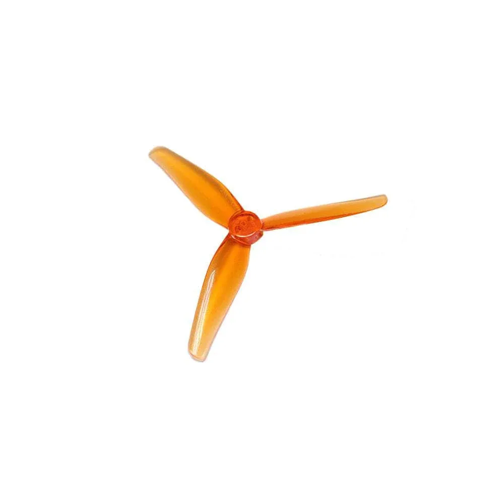 Hélices HQProp T3.5X2.5X3 3.5 pouces 3 pales pour drone FPV, vue éclatée montrant les huit paires.