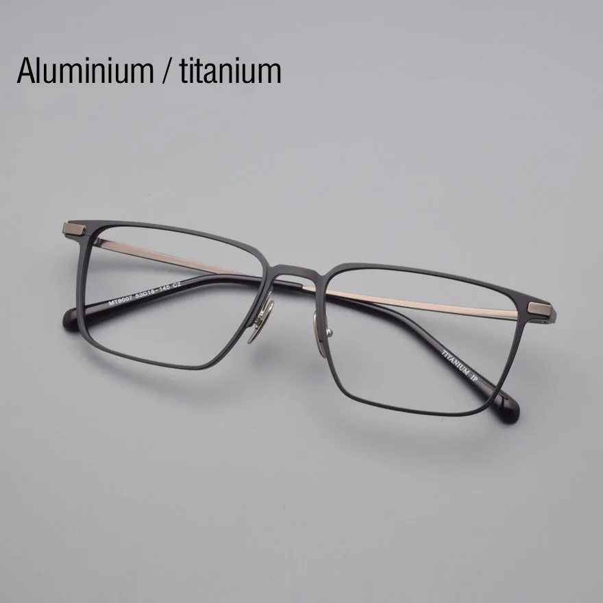 

Ultralight Full Frame Pure Titanium Glasses Frame Aluminium Myopia For Men Optical Prescription Eyeglasses High-Quality