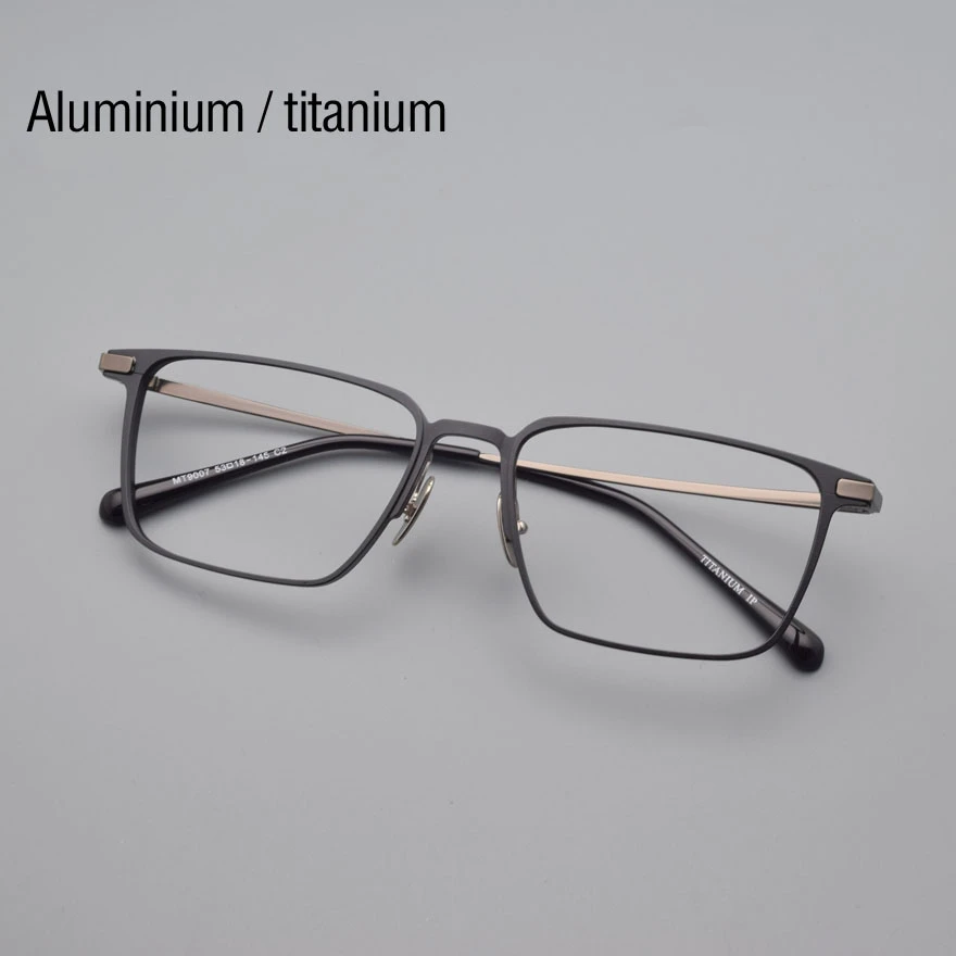 Ultralight Full Frame Pure Titanium Glasses Frame Aluminium Myopia For
