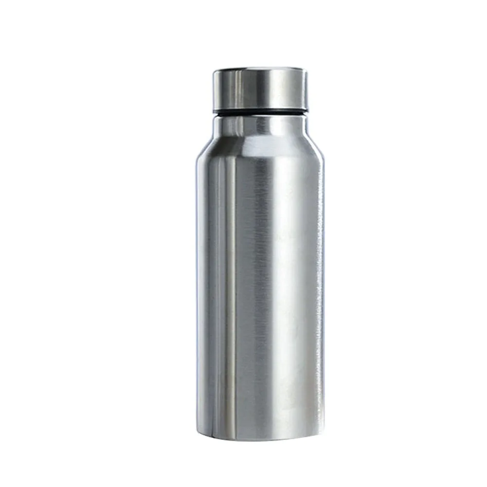 

Stainless Steel Cold Water Bottle Large Capacity Single Layer Sport Bottle Water Cup Outdoor Sports Kettle For Hiking Camping