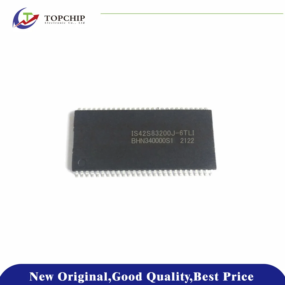 

1Pcs New Original IS42S83200J-6TLI SDRAM Memory IC 256Mbit Parallel 166 MHz 5.4 ns 54-TSOP II