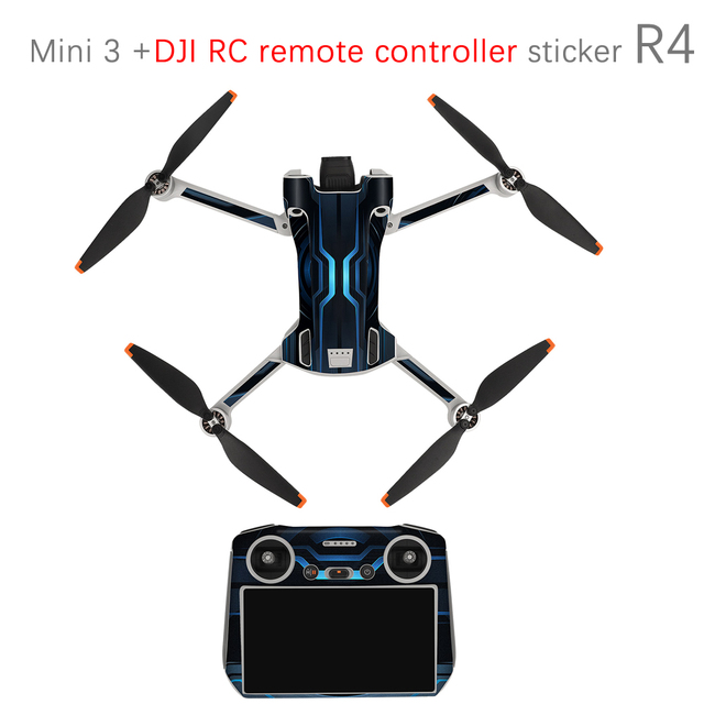Stickers for DJI Mini 3 Pro Skin Scratch Resistant Waterproof for DJI RC Remote Control Sticker Accessories