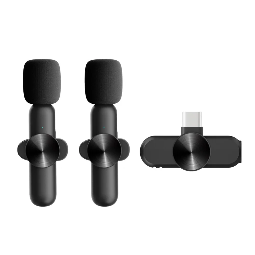 Wireless Lavalier Portable Microphone Audio Video Recording Phone Mini Mic For Youtube Facebook Live Broadcast Android IOS | Электроника