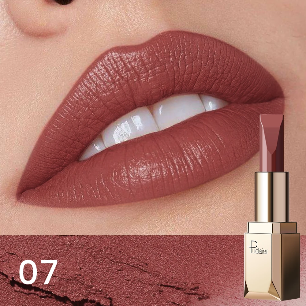 Luxury Matte Lipstick - Long-Lasting Pigment, Non-Sticky & No Transfer, Ideal Gift For Women, Must-Have For Holiday Makeup_voghion.com