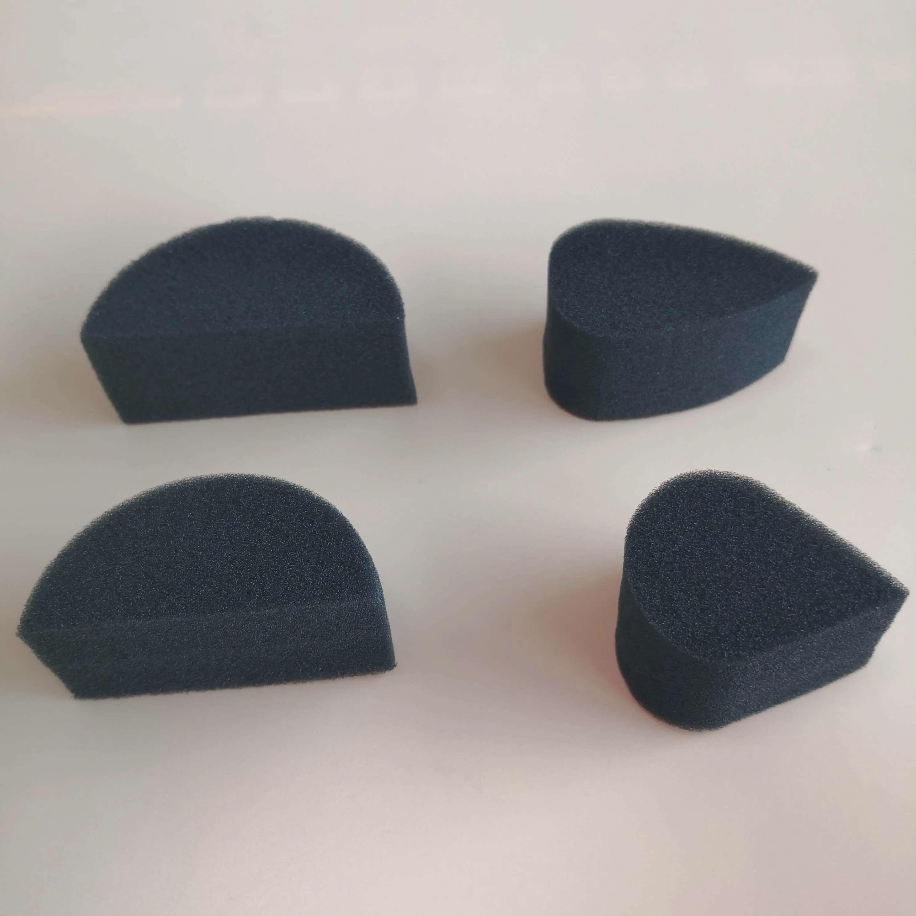 Wholesale Halloween Makeup Beauty Custom Shape Square Face Painting Black Yellow Facial Sponge 5