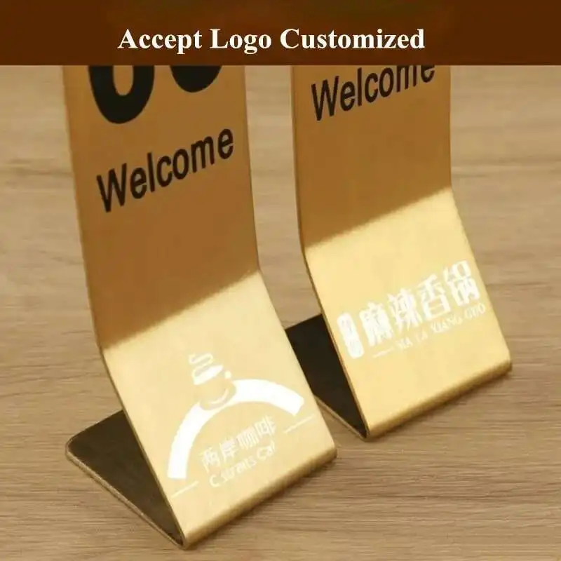 1pcs Metal Wedding Table Numbers Stand 1-100 Optional Banquet Restaurant Party Decorate Place Card Holder Stand