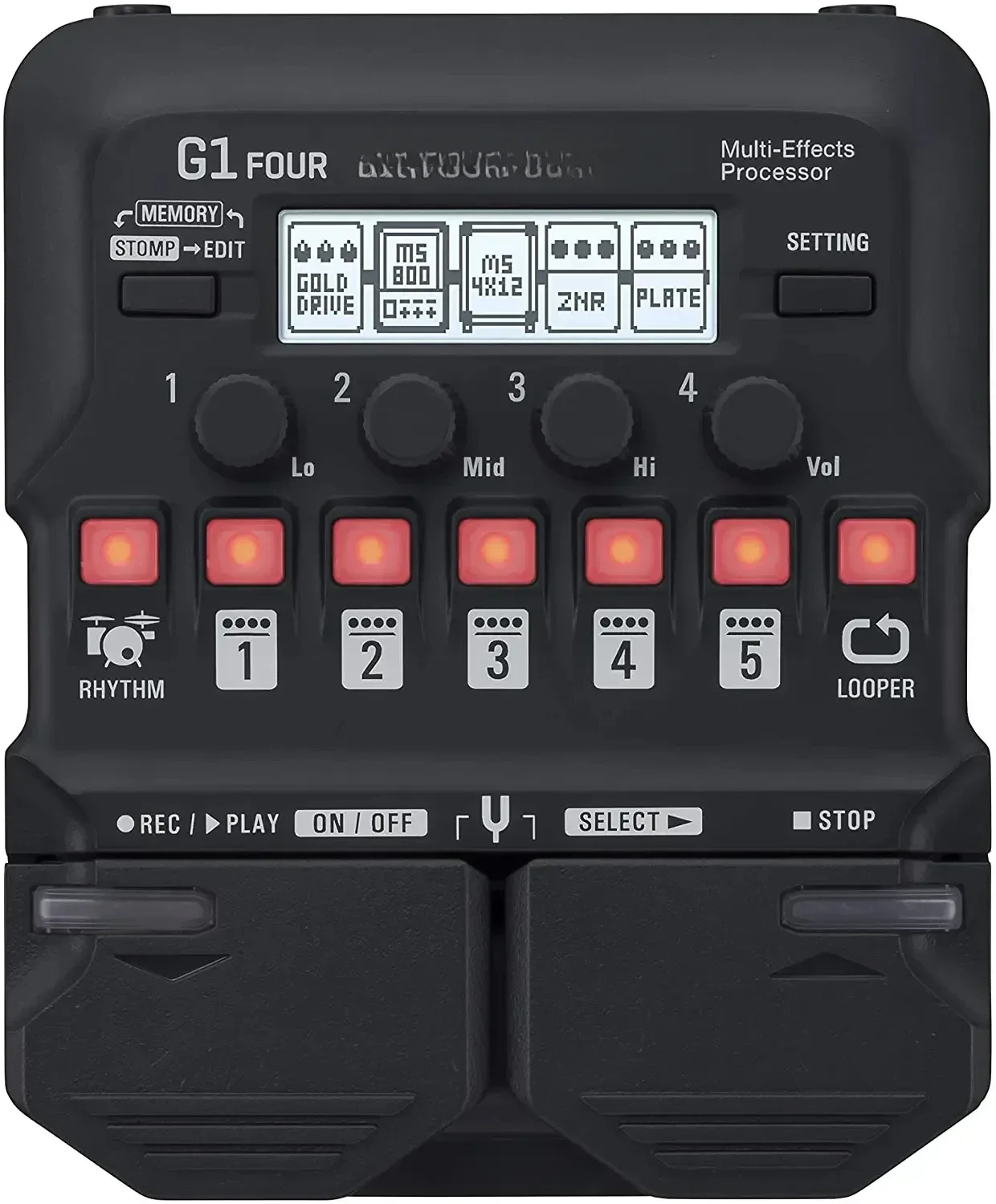 Zoom G1 FOUR G1X FOUR ギター マルチエフェクター ペダル付き