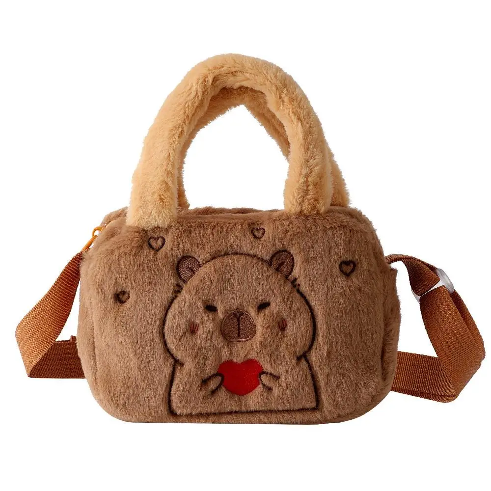 Kinder-Geschenk Cartoon-Tasche Capybara Niedliche Kinderhandtasche Anime-Zubehör Umhängetasche Münzbeutel für Mädchen – Detail 7