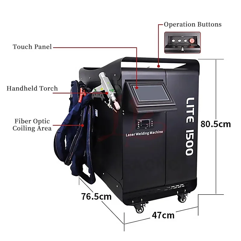 Fiber Laser Welding Handheld 4 in 1 Welding Cutting Soldering Machine CNC 1500W 2000W 3000W MAX Raycus BWT Laser for Metal 2