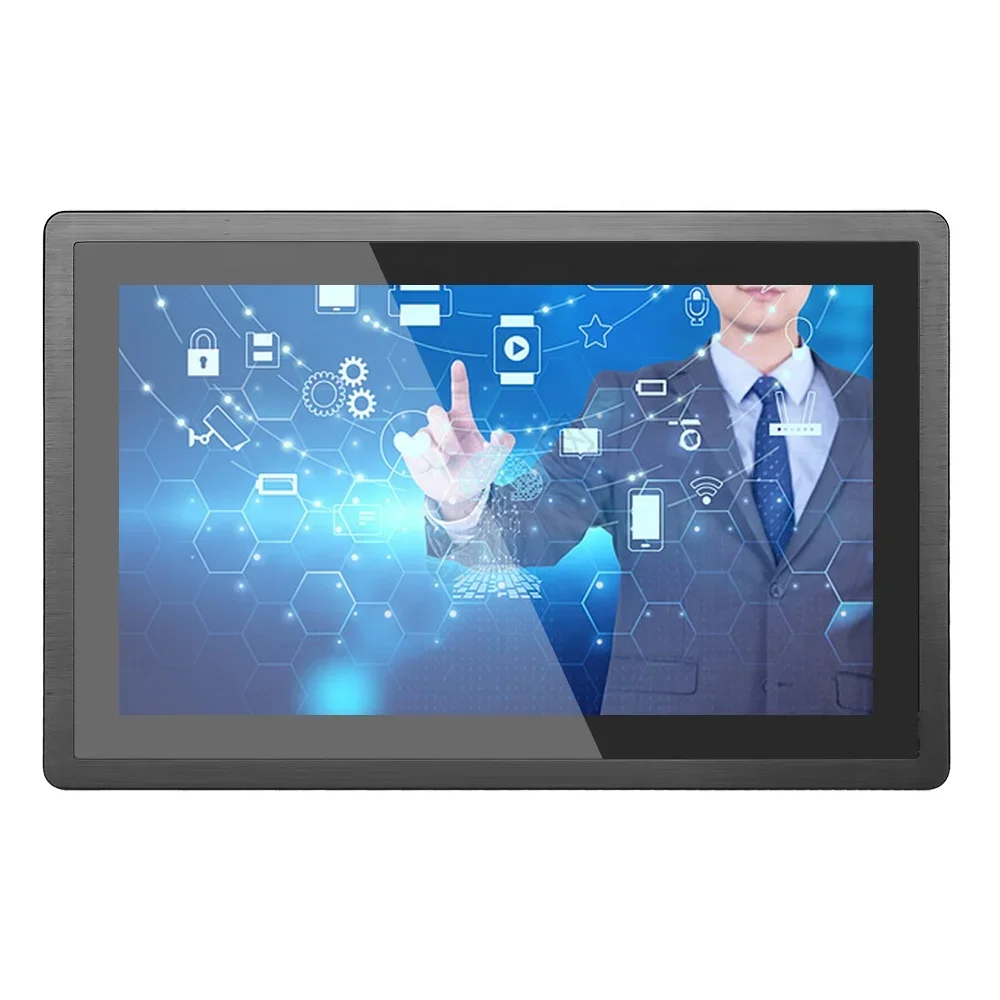 

15.6" touch screen all in one industrial capacitive/Resistive touch panel pc factory on sale price