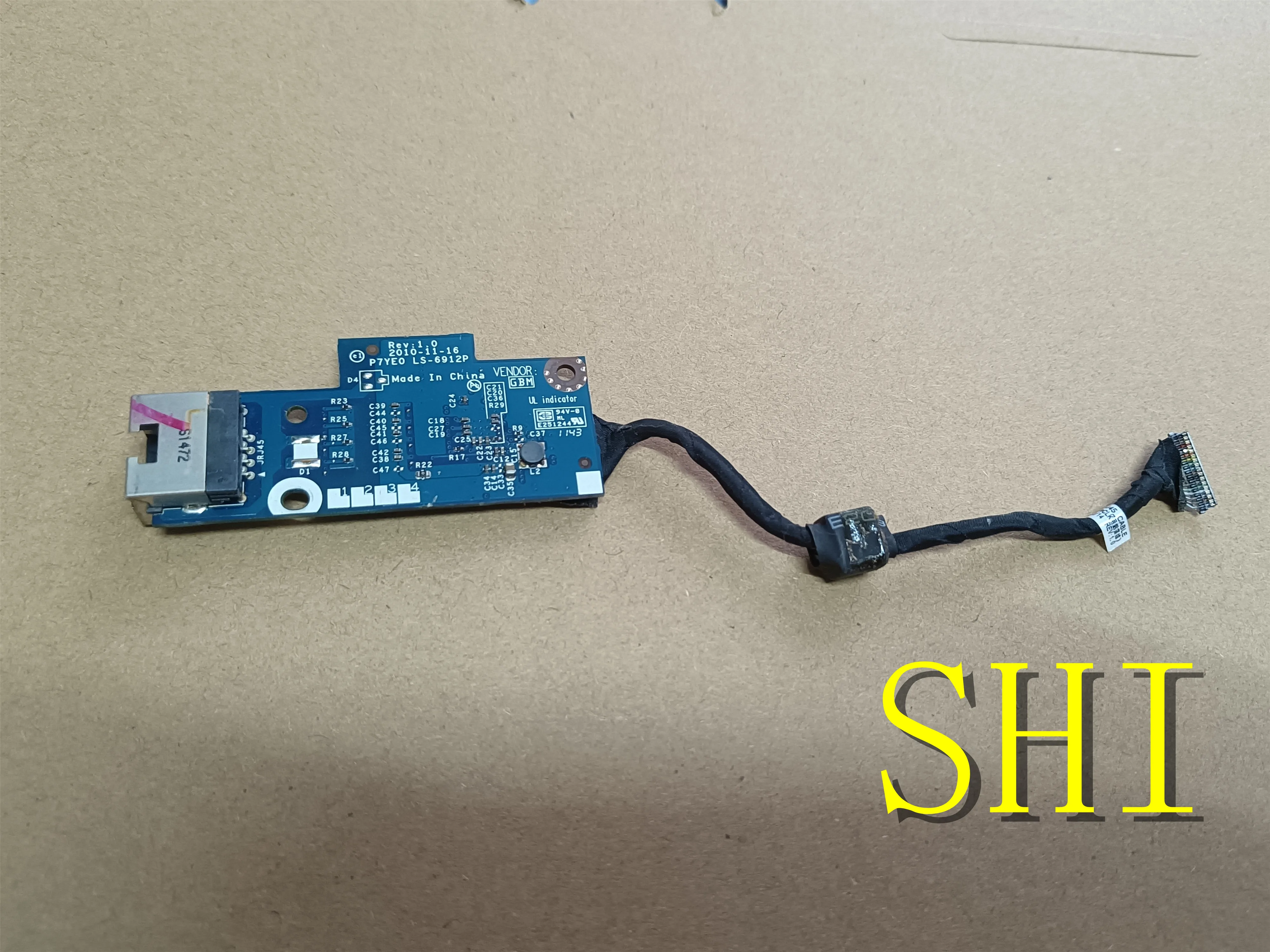 

LS-6912P для Acer Aspire 7750 7756G 7750G LAN сеть Ethernet RJ45 плата с кабелем протестирована Бесплатная доставка