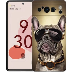 Silicone Soft Shockproof French Bulldog Phone Case Cover - Pixel 6 Pro 5g (A1)
