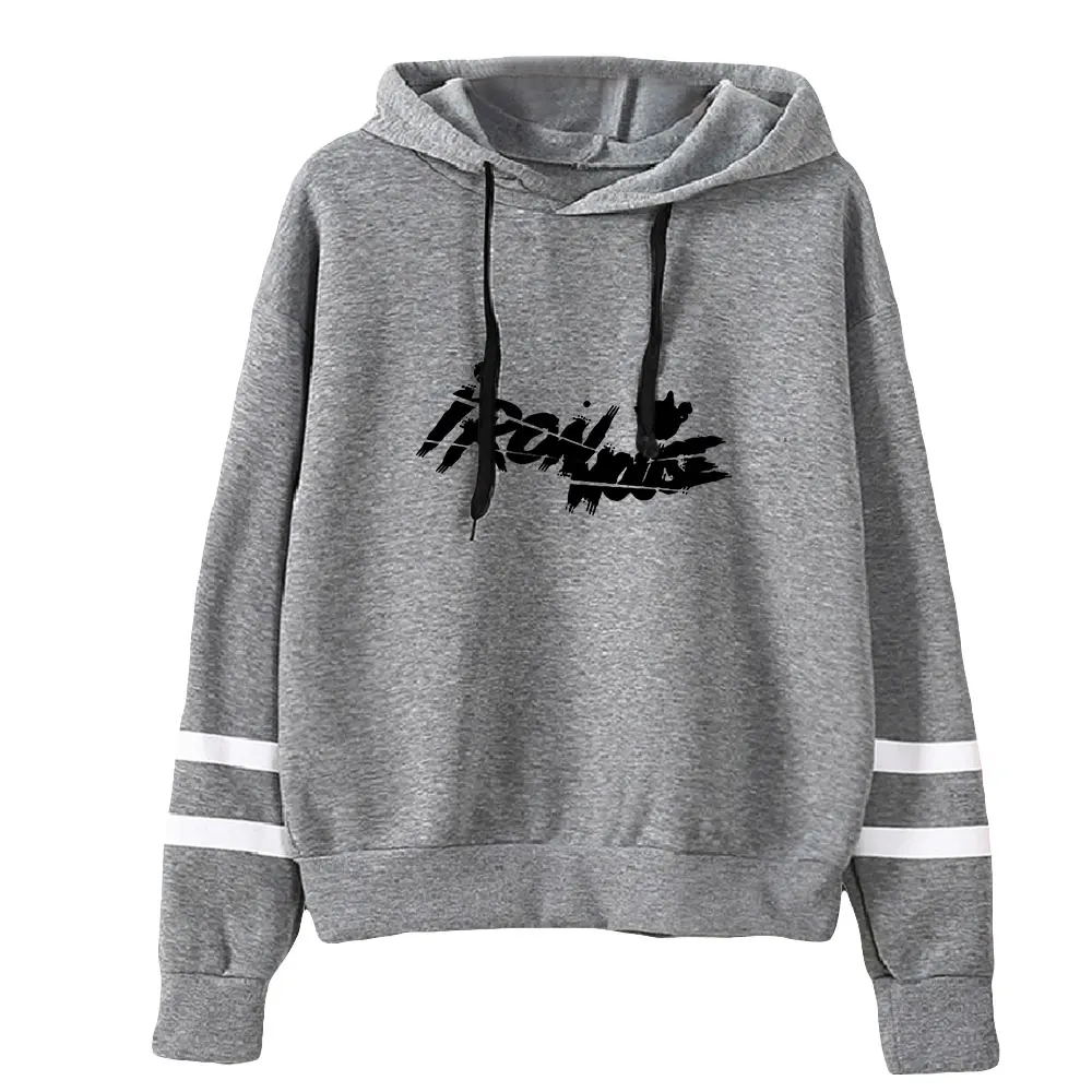 Ironmouse VTuber Hololive Unisex Pocketless Parallel Bars Sleeve Sweatshirt Women Men Hoodie Harajuku Streetwear Anime Clothes