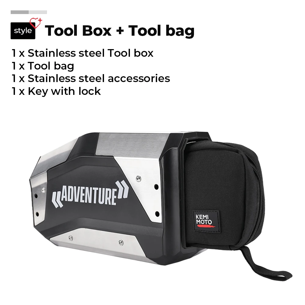 BMW R1200GSA/1250GSA用ツールボックス BMW R1200GSA/1250GSA用ツール
