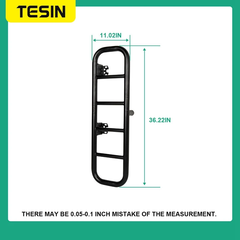 스즈키 짐니 JB74 2019 2020 2021 2022 2023 2024 2025 2026 차량용 TESIN 테일게이트 등반 사다리, 뒷문 러기지 랙 사다리