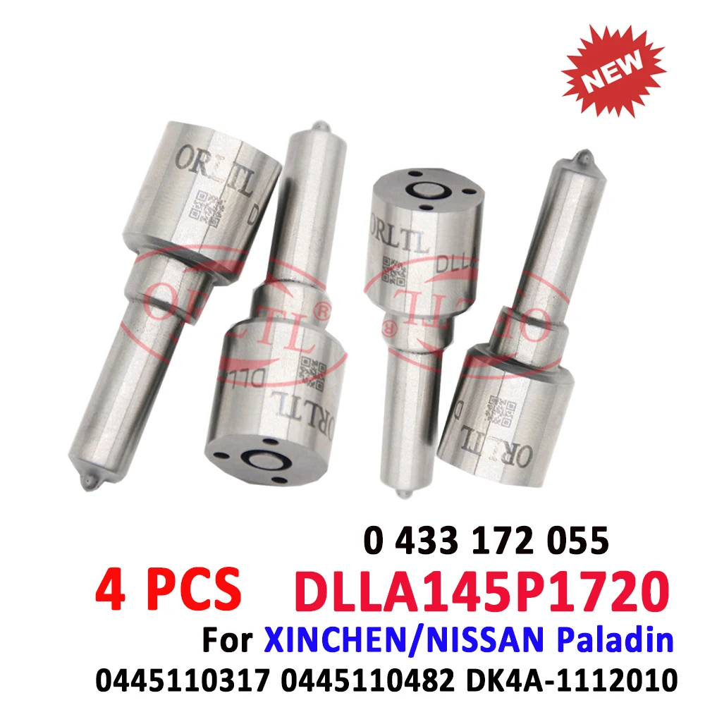 

ORLTL Fuel DLLA145P1720 0 433 172 055 Diesel Injector Nozzle DLLA 145 P 1720 (043317 055) For INBEI,NISSAN,XINCHEN 0445110317