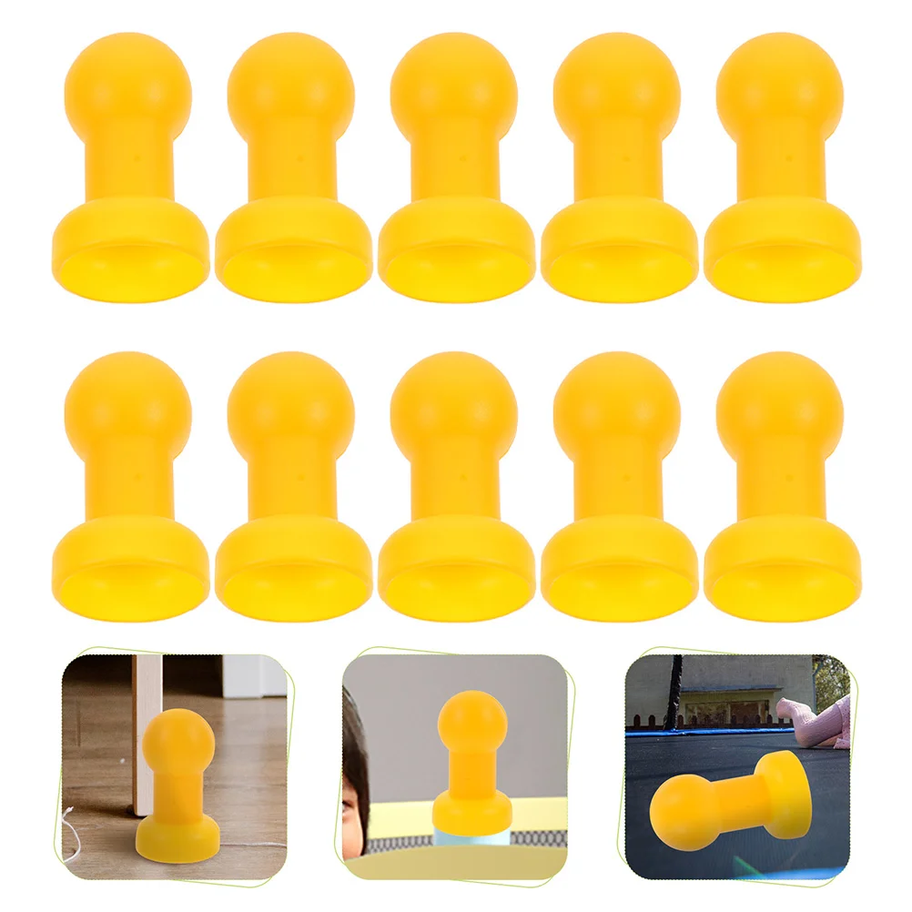 Trampoline End Cap 10 Pcs Trampoline Cap Pole Accessory Kids Poles Replace Parts Enclosure Caps Covers Jumping Bed