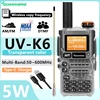 New Quansheng UV-K6 UHF VHF Walkie Talkie UV-K5(8) Full Band Type-C Scrambler NOAA Wireless Copy Frequency Transparent Ham Radio 1