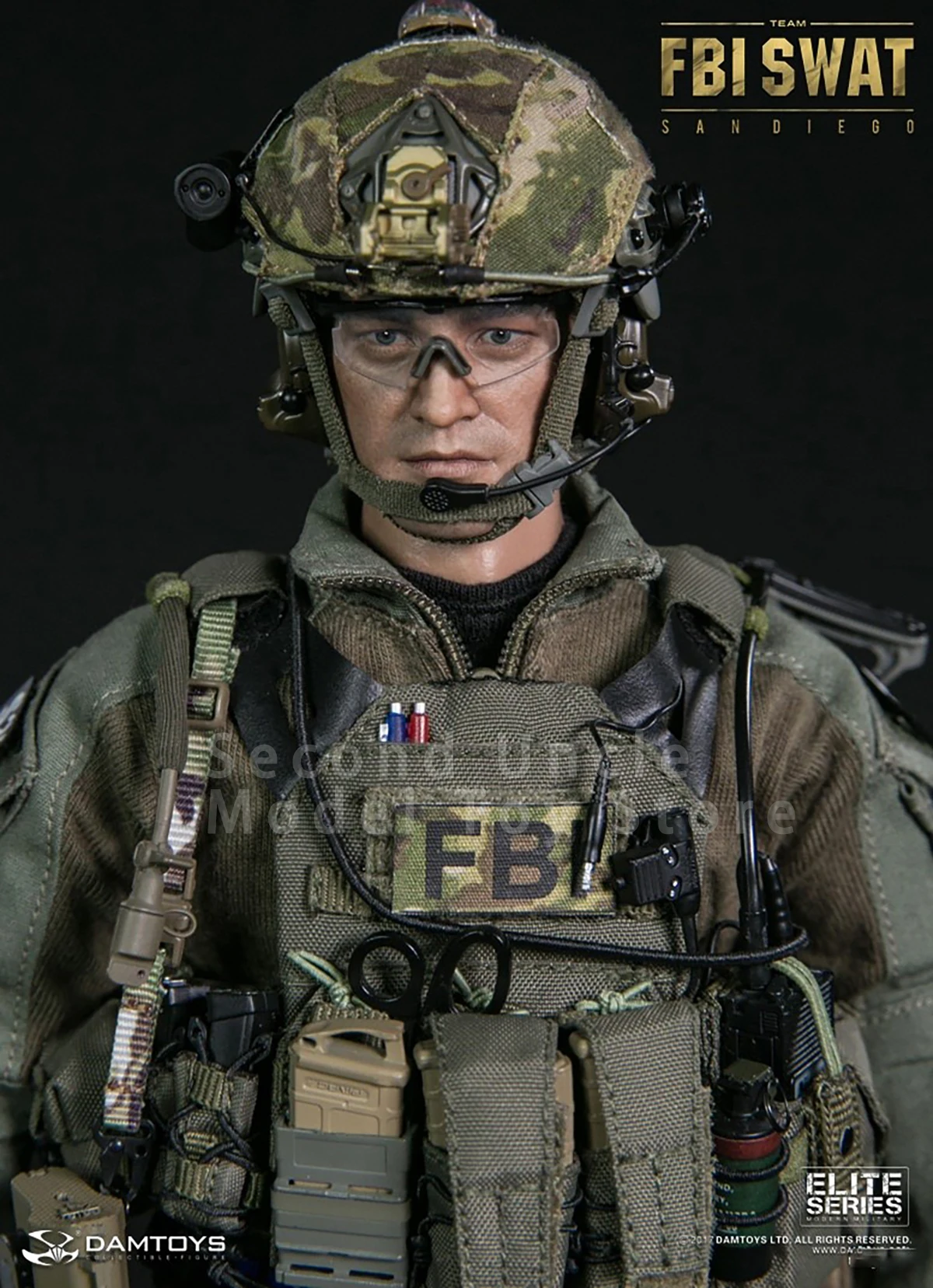 1/6アクションフィギュア　FBI Damtoys 1/6 Dam78044a Fbi Swat Team Agent - San Diego Action