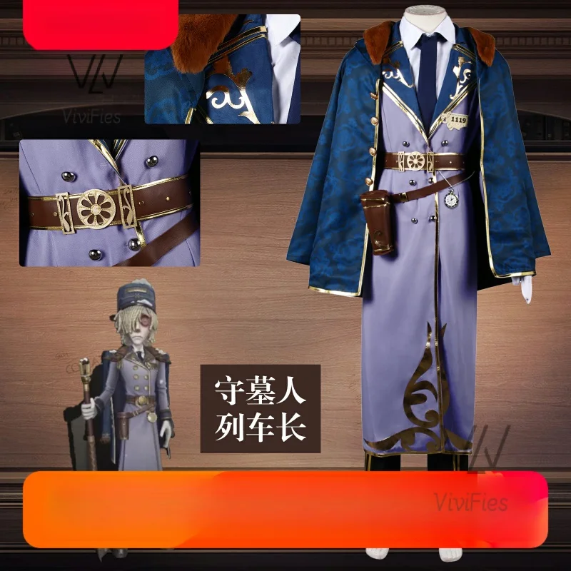 

Identity V Andrew Kreiss Grave Keeper Conductor Game Suit Gorgeous Cosplay Costume Halloween Party Role Play Outfit