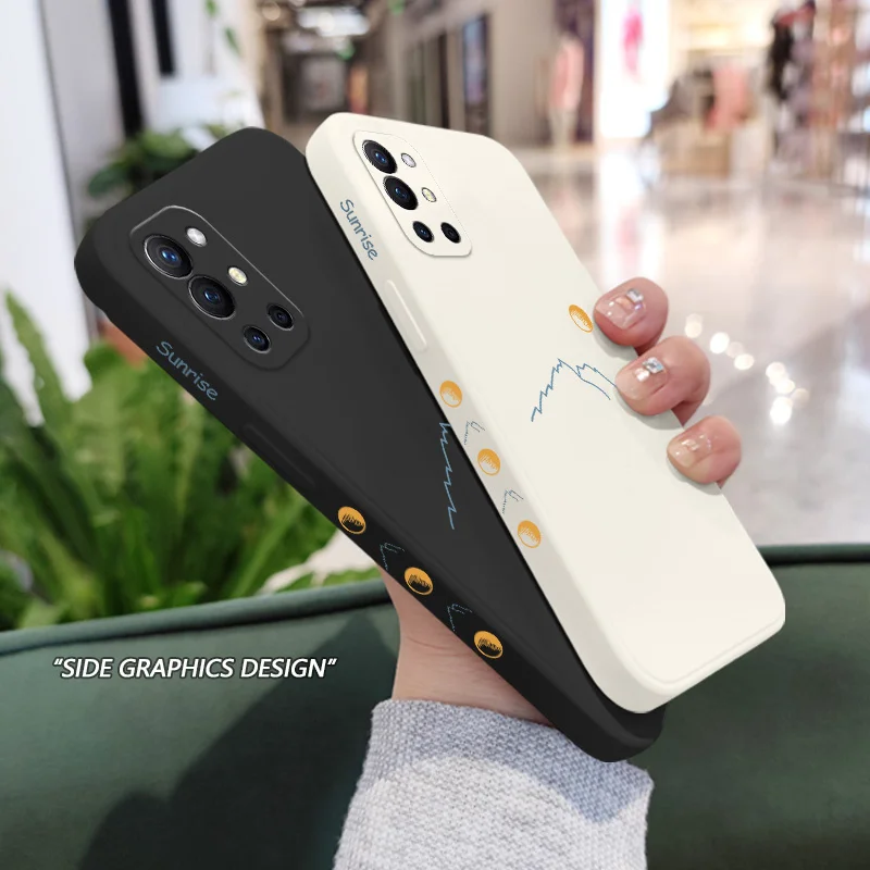 Line Mountain Liquid Silicone Phone Case - Premium Protective Cover