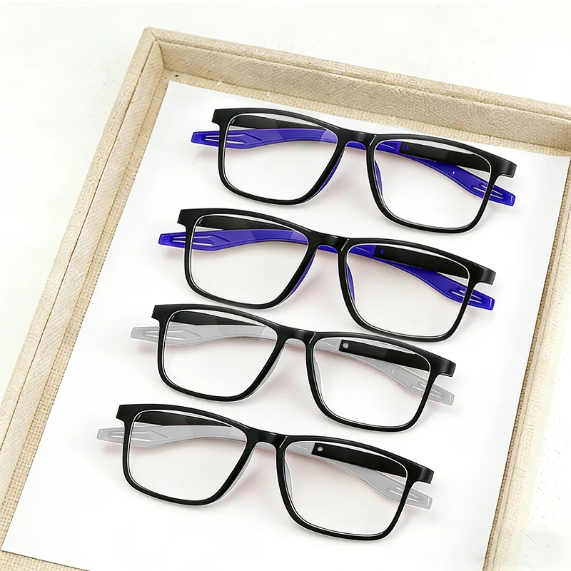 Stylish Unisex Blue Light Blocking Reading Glasses - Lightweight with Various Strength Options