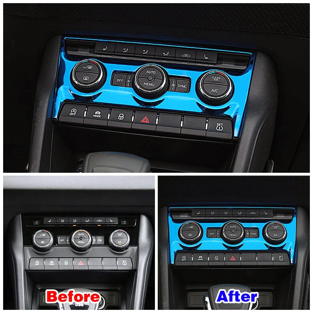 Skoda Karoq 2017-2021 ڵ ׸ ߾ ܼ ǰ  Ʈ, η ƿ ׼  ƼĿ 