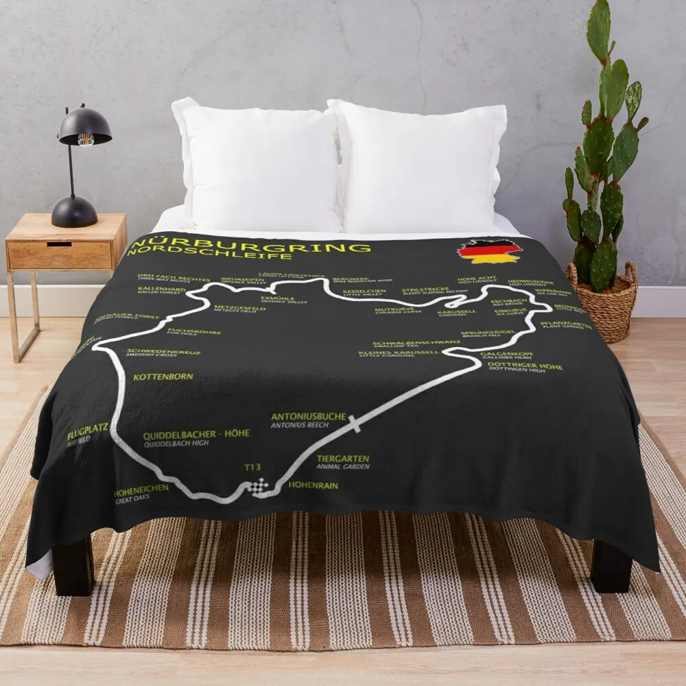

The Nurburgring Throw Blanket cosplay anime sofa bed