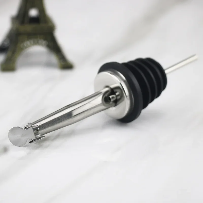 Stainless Steel Wine Olive Oil Pourer Dispenser Spout Glass Bottle thumbnail 2