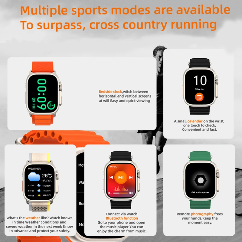 2023 U8 ø AP8 Ʈ ġ    ȭ NFC 2,1 ġ IP68 Waterpro Smartwatch  