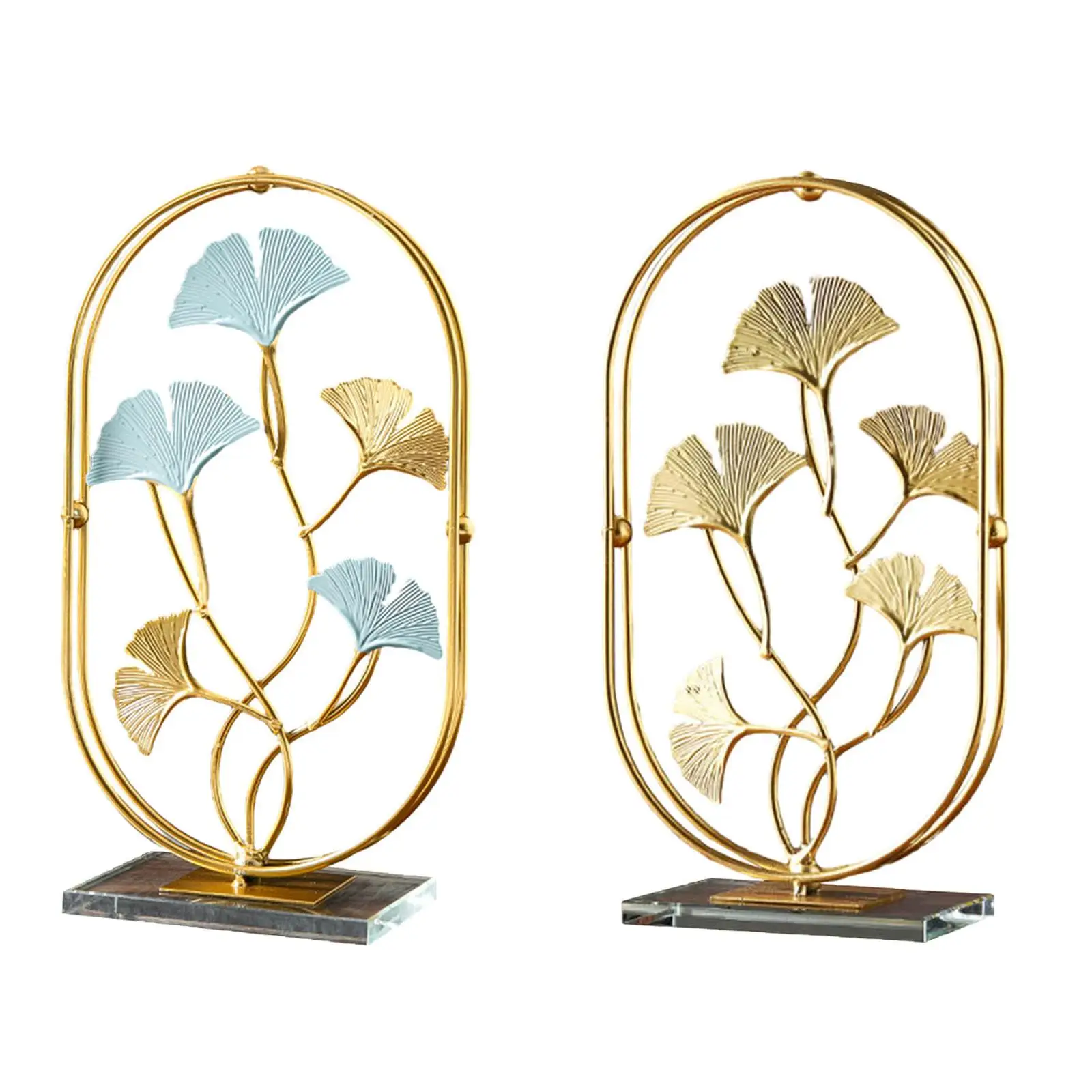 Statue Moderne Di Foglie Di Ginkgo Artigianato Di Foglie Di Ginkgo Regali Di Lusso Leggeri Scultura Di Ginkgo Per La Decorazione Degli Scaffali Della 