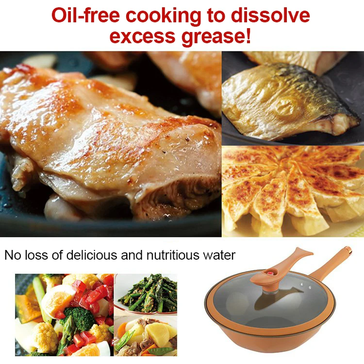 Multifunctional Transparent Glass Micropressure Clay Wok Flat Bottom Nonstick Titanium Health Pot
