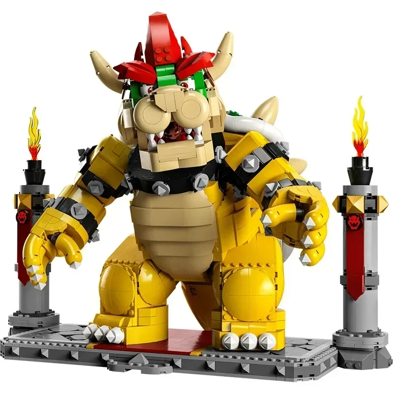 2807 PCS The Mighty Bowser Building Blocks Bricks Boys Birthday Christmas Girls Toys Compatible 71411 building block toys building toy set