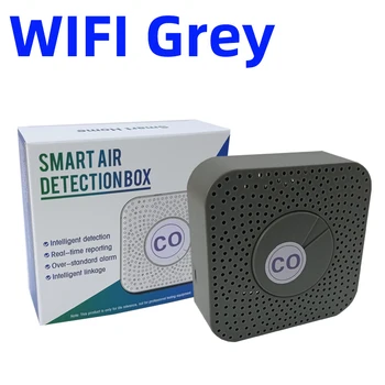 Tuya Smart Life CO แก๊สคาร์บอนมอนอกไซด์เครื่องตรวจจับ/Zigbee APP ความเข้มข้นจอแสดงผล Smoke Detection Alarm เซนเซอร์ Home 10