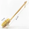 1Pc Wooden Detachable Long Handle Shower Body Brush Bathing Massage Back Body Exfoliating Brush Bathroom Wash Brush Bath Tools 5