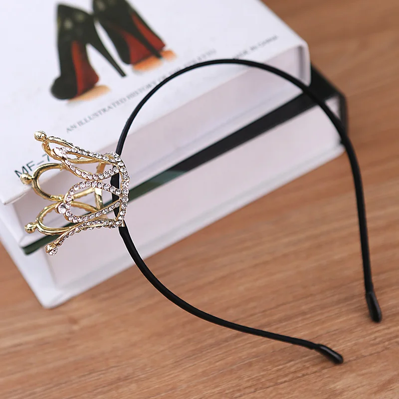 Crown Designs Wedding Tiara Diamante Crystal Rhinestone Hair Headband Headpiece Bridal Jewelry Accessories for Women