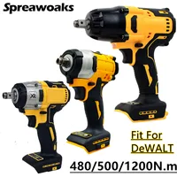 480/500/1200N.m Brushless Impact Wrench Electric Cordless Driver Car Repair 1/2 inch Power Tools For Dewalt 18V 20V Battery 1
