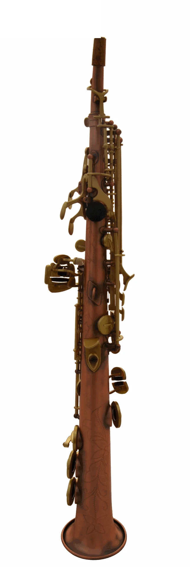 

Advanced Professional Red Bronze Bb Saxophone Split Soprano Saxophone SAX